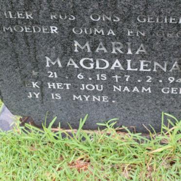 BLOEM Maria Magdalena 1915-1994