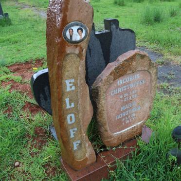 ELOFF Jacobus Christoffel 1923-2002 &amp; Maria Dorothea 1926-2011