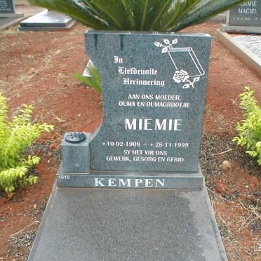 KEMPEN Miemie 1908-1999