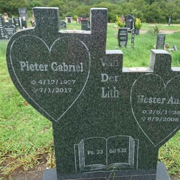LITH Pieter Gabriel, van der 1927-2017 &amp; Hester Anna 1926-2006