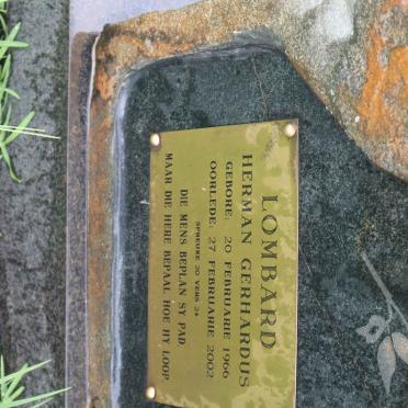 LOMBARD Hermanus Gerhardus 1966-2002