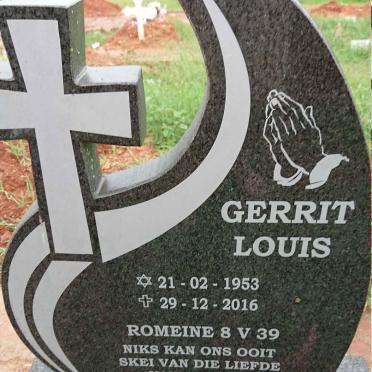 MARAIS Gerrit Louis 1953-2016