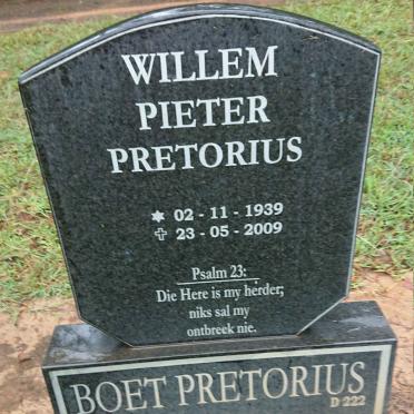 PRETORIUS Willem Pieter 1939-2009