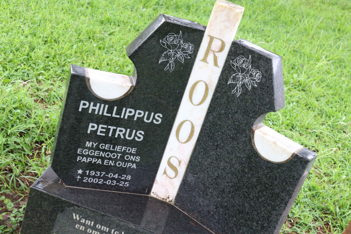 ROOS Phillippus Petrus 1937-2002