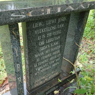 SCHAAP Sybren 1956-2005