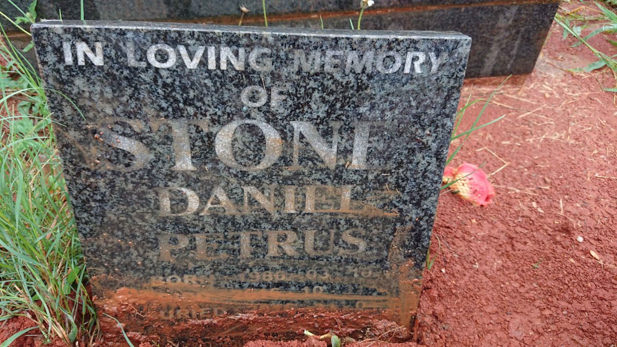 STONE Daniel Petrus 1986-2016