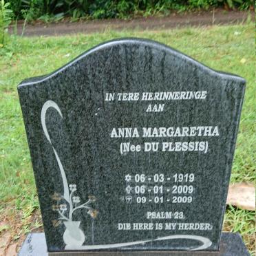 STOLTZ Anna Margaretha nee DU PLESSIS 1919-2009