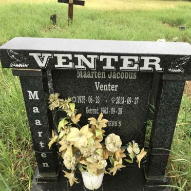 VENTER Maarten Jacobus 1935-2013
