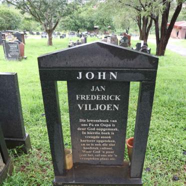 VILJOEN Jan Frederick 1938-2000