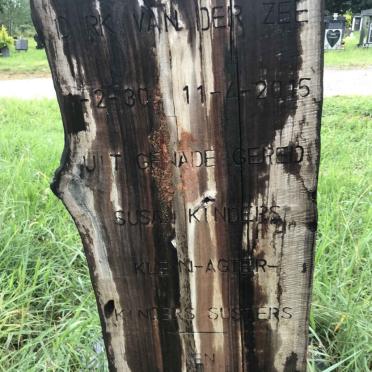 ZEE Dirk, van der 1930-2015