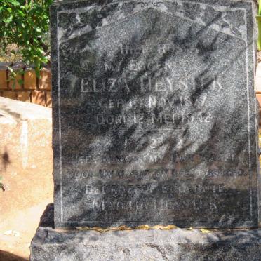 HEYSTEK Eliza 1877-1942