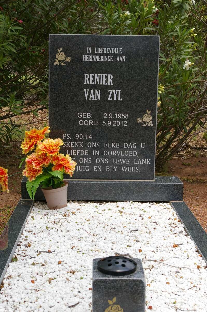 ZYL Renier, van 1958-2012