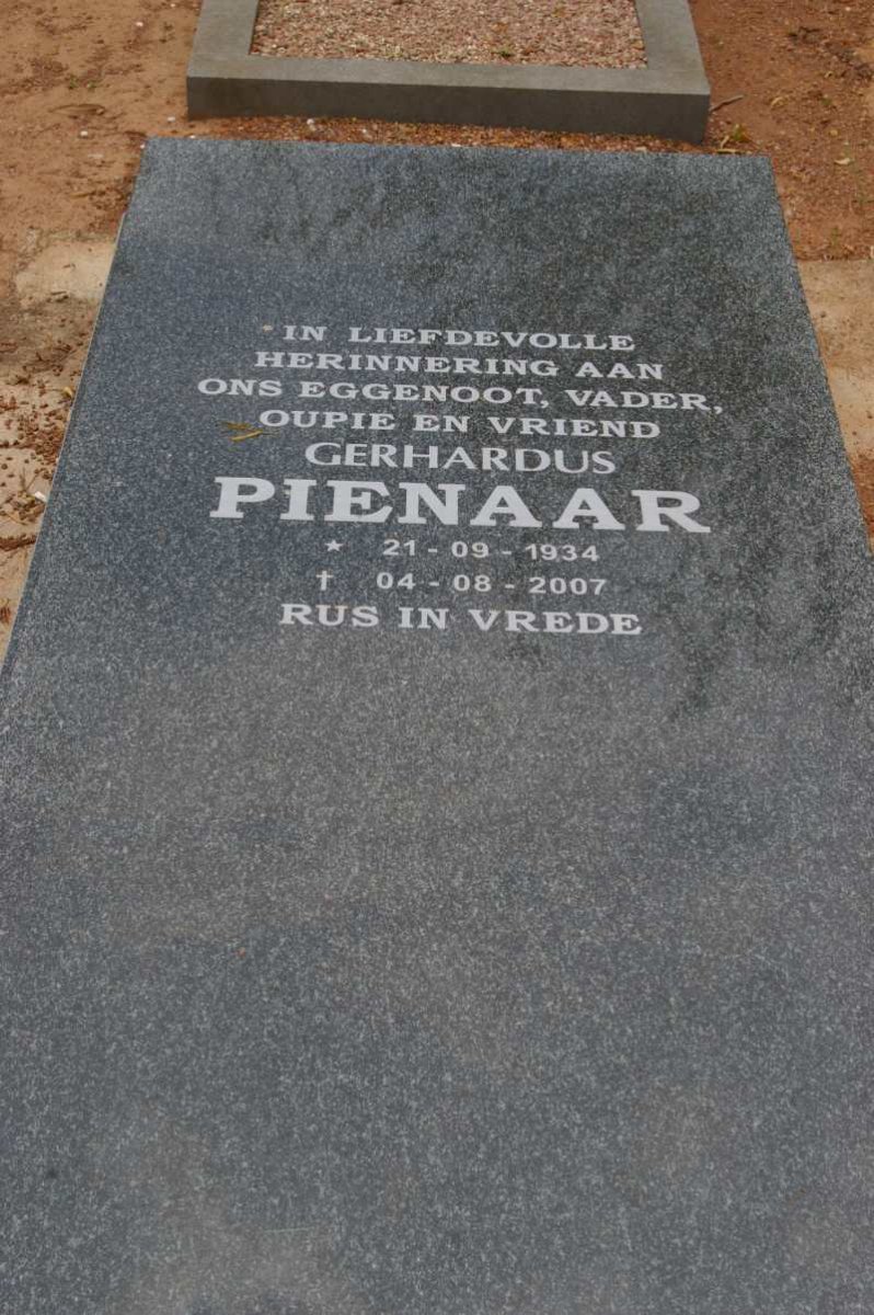 PIENAAR Gerhardus 1934-2007