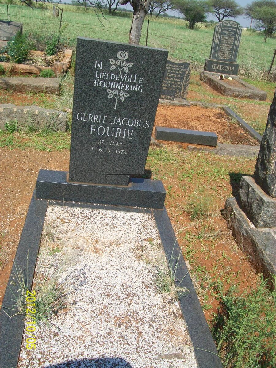FOURIE Gerrit Jacobus -1974