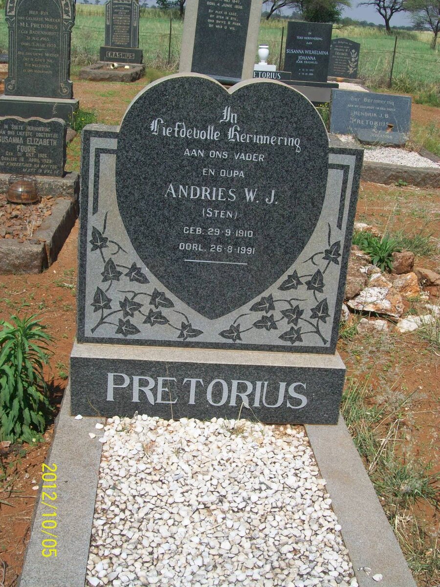 PRETORIUS Andries W.J. 1910-1991