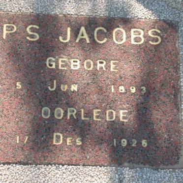 JACOBS P.S. 1893-1926