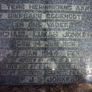 JONKER Michael Lukas 1896-1944