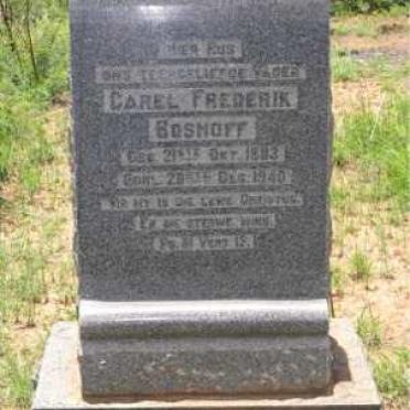 BOSHOFF Carel  Frederik 1883-1940