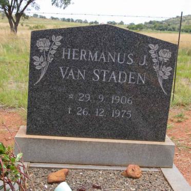 STADEN Hermanus J., van 1906-1975