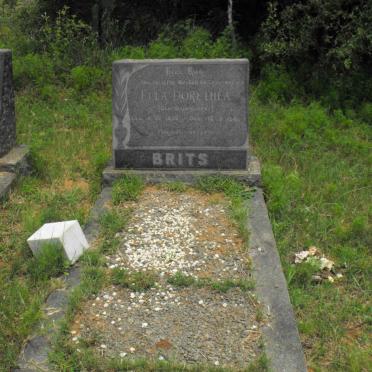 BRITS Ella Dorothea nee BADENHORST 1890-1960