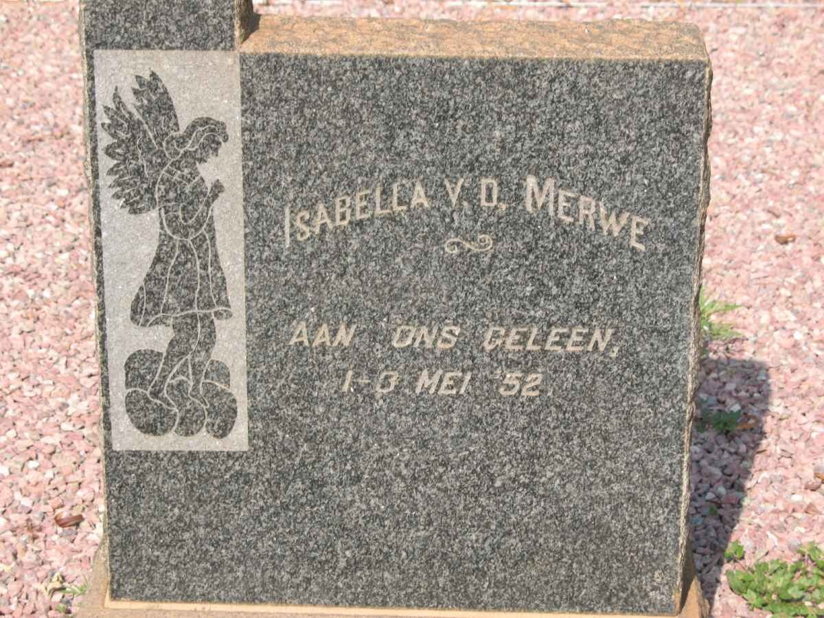MERWE Isabella, v.d. 1952