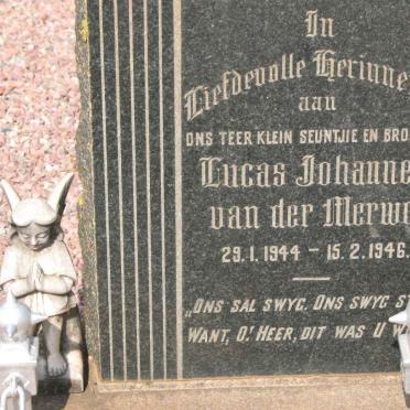 MERWE Lucas Johannes, van der 1944-1946
