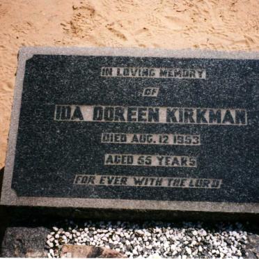 KIRKMAN Ida Doreen -1953