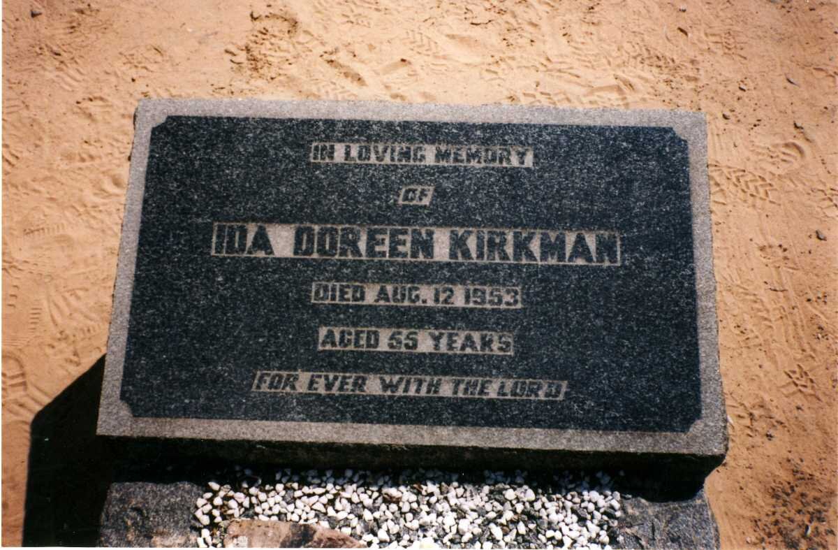 KIRKMAN Ida Doreen -1953