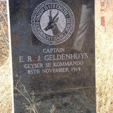GELDENHUYS E.R.J. -1914