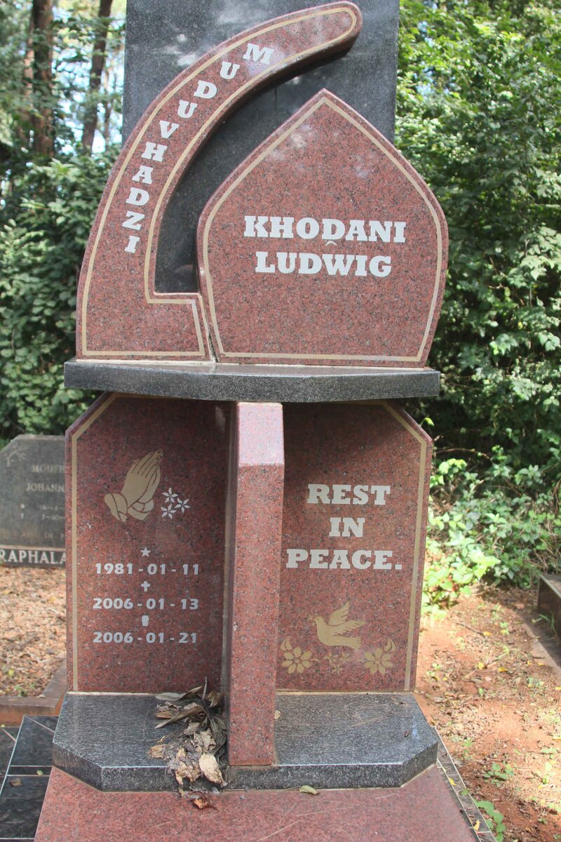 MUDUVHADZI Khodani Ludwig 1981-2006