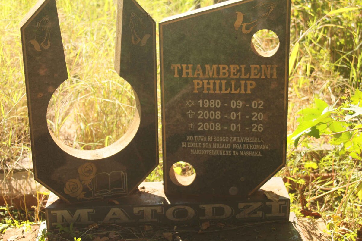 MATODZI Thambeleni Phillip 1980-2008