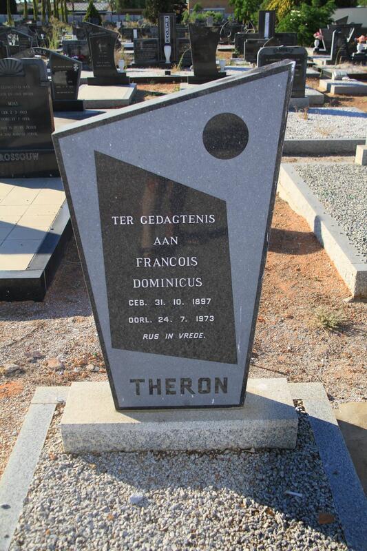 THERON Francois Dominicus 1897-1973