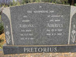 PRETORIUS  Albertus1893-1963 &  Johanna JOOSTE 1893-1967