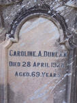 DUNCAN Caroline A. -1928