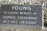 YOUNG Sophie Catherine 1912-2000