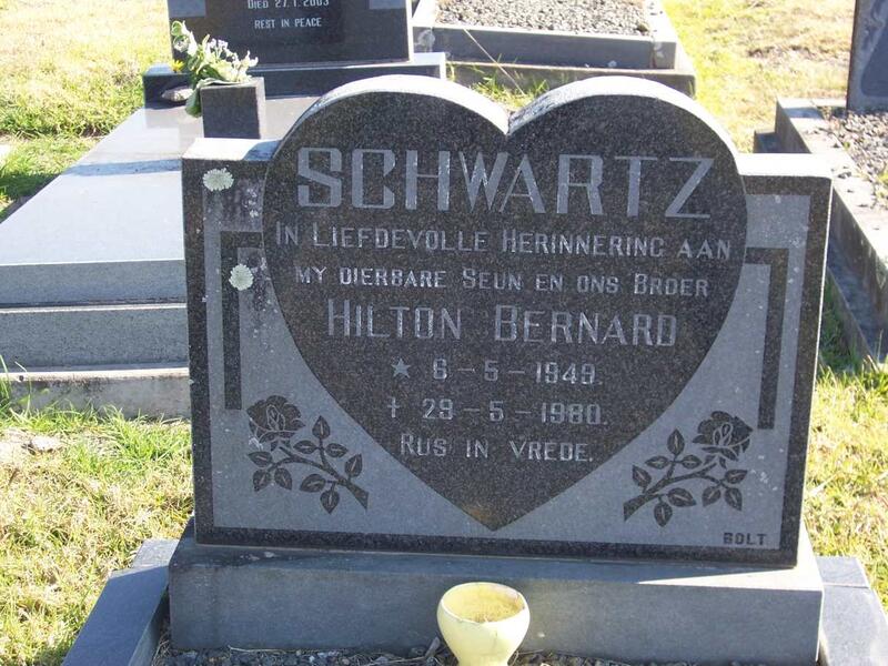 SCHWARTZ Hilton Bernard 1949-1980