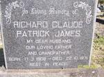 JAMES Richard Claude Patrick 1908-1971