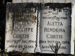 CURTIS Millin Radcliffe -1944 & Aletta Hendrina -1964