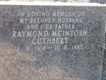 CUTHBERT Raymond Mcintosh 1936-1987