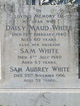 WHITE Sam -1940 & Daisy Maud -1940 :: WHITE Sam Aubrey -1966 