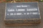 GOOSEN Anna Louise 1967-1967