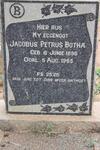BOTHA Jacobus Petrus 1896-1955