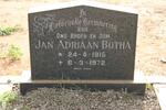 BOTHA Jan Adriaan 1915-1972