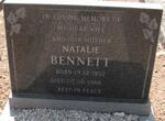 BENNETT Natalie 1932-1988