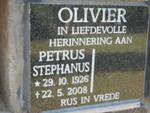 OLIVIER Petrus Stephanus 1926-2008