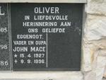 OLIVER John Mace 1927-1996