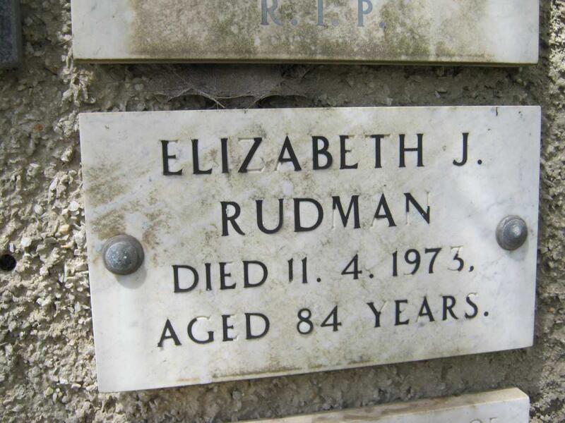 RUDMAN Elizabeth J.-1973