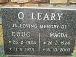 O'LEARY Doug 1924-1975 & Magda 1924-2003