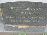 GUBB Reay Lennox 1912-1994