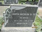 TOIT Martha Magdalena, du nee HERTZOG 1887-1958